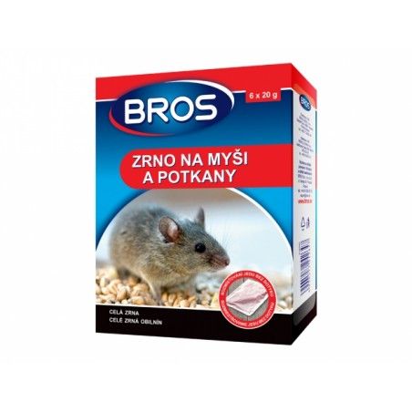 Bros - 120 g zrní na myši a potkany  - 1
