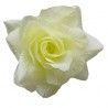 Růže látková žluto bílá 24 ks  - 2